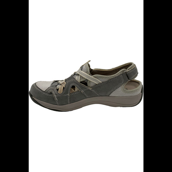 Earth Origins Adjustable Fisherman Sport Sandals Sid Frost Gray - Narrow - Picture 2 of 4